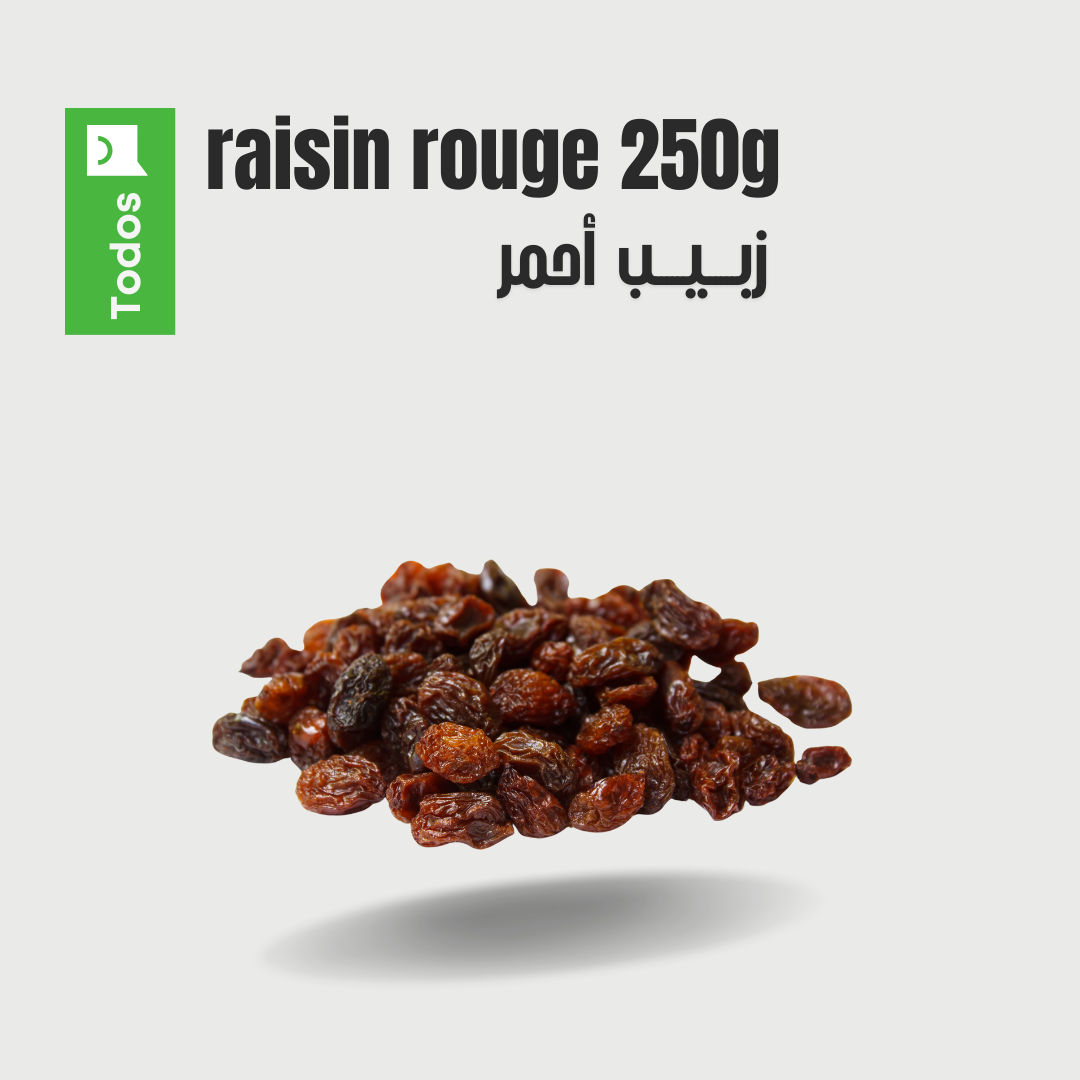 raisin rouge 250g