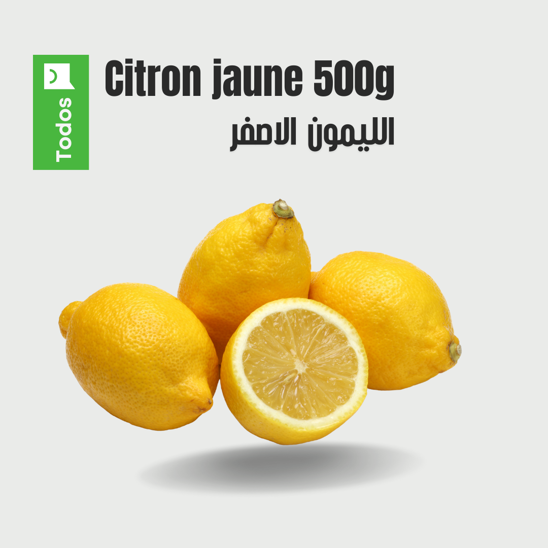 Citron jaune 500g