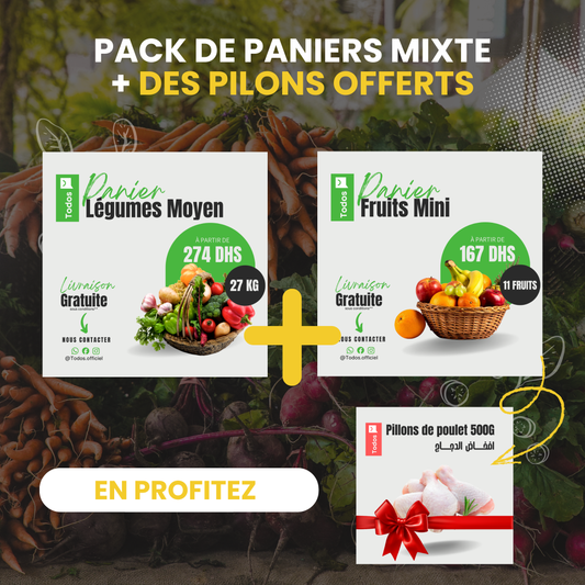 Pack Mixte + Pilons Offerts