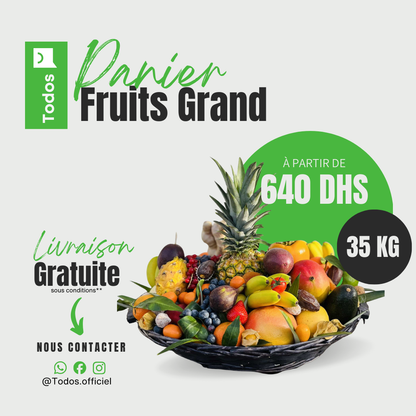 Panier fruits grand