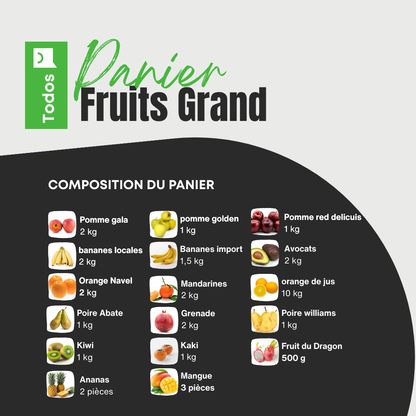 Panier fruits grand