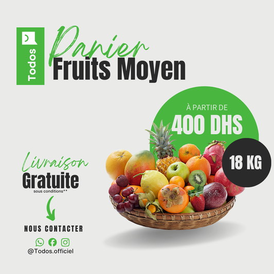 Panier fruits moyen